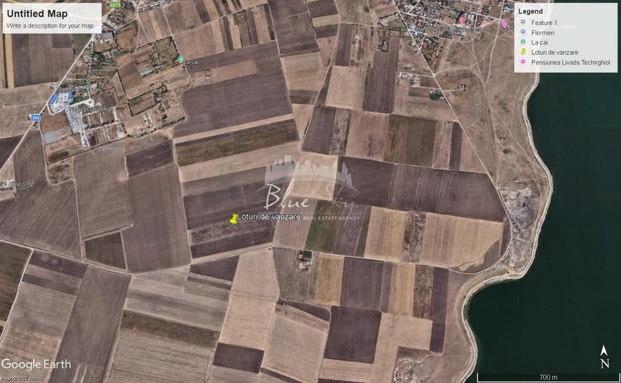 Teren agricol extravilan de 500 mp, în Techirghiol