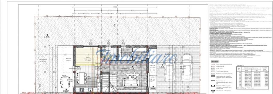 Duplex cu 4 camere cu Canalizare în Florești