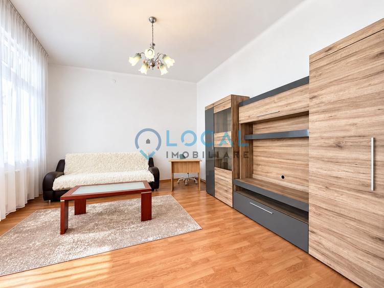 Apartament cu 2 camere semidecomandat, mobilat în Mărăști