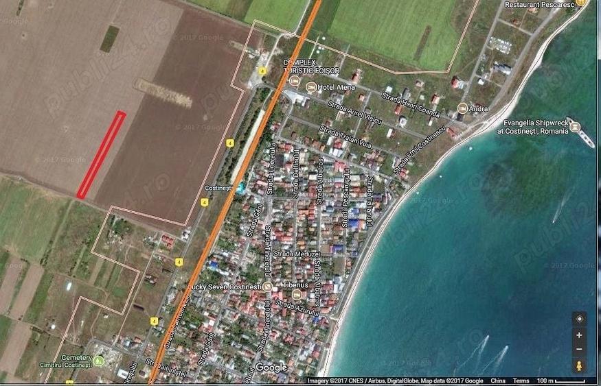5000mp teren extravilan, chiar linga Intravilan, in Statiunea Costinesti, aproape de NIBIRU - 2