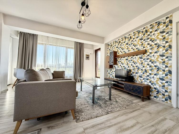 Apartament cu 2 camere semidecomandat, mobilat în Jiului