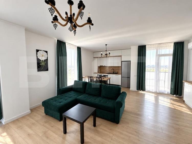 Apartament cu 2 camere semidecomandat, mobilat în Torontalului