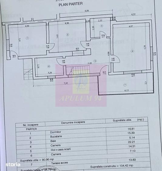 Casă cu 4 camere în Central