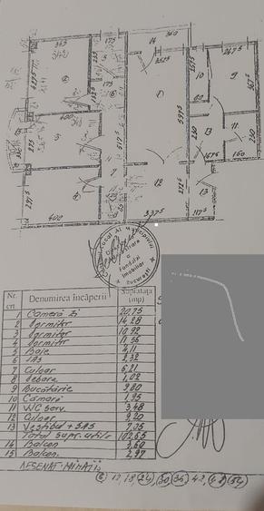 Apartament cu 4 camere decomandat în P-ța Alba Iulia