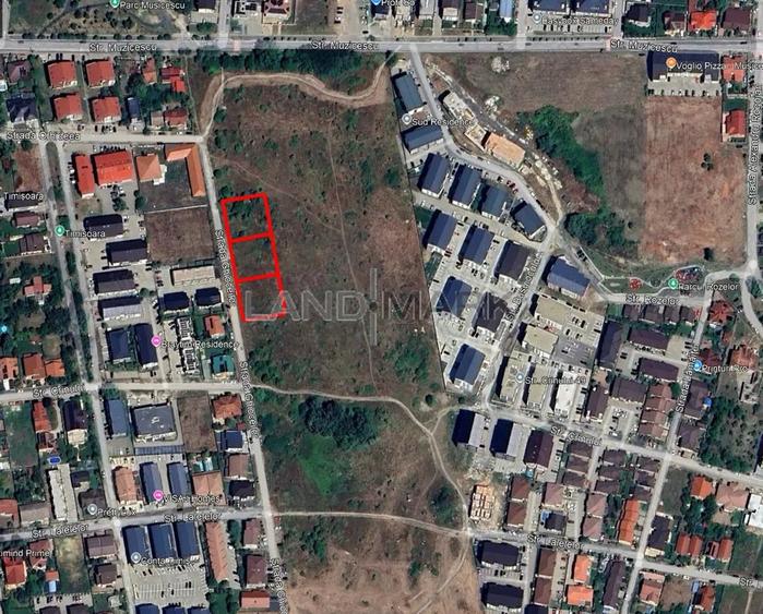 Teren de 919 mp, în Girocului