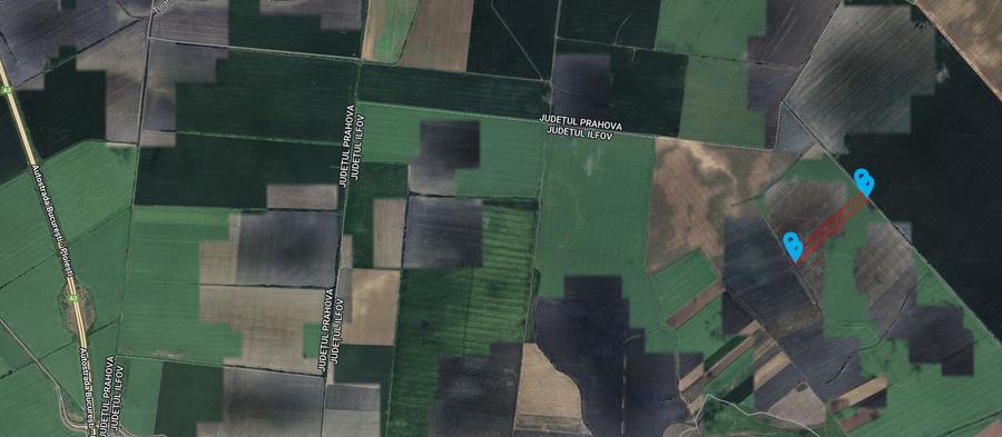 Teren agricol extravilan de 53211 mp, în Merii Petchii