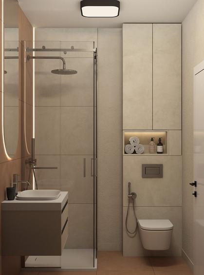 Penthouse cu 4 camere semidecomandat în Furnica
