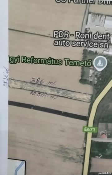 Teren de 10800 mp, în Tămășeu