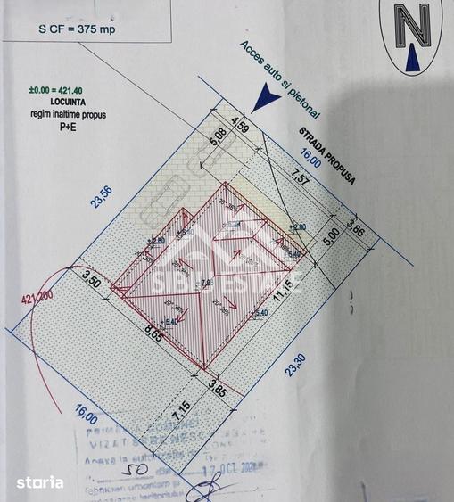Casă cu 5 camere cu Teren 370 Mp în Șura Mică