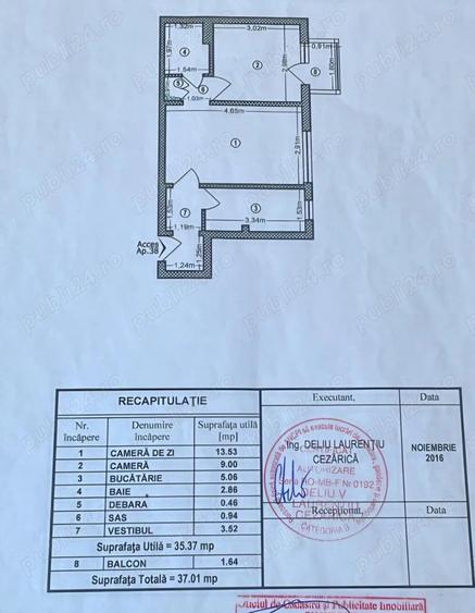 Apartament cu 2 camere decomandat în Ferentari