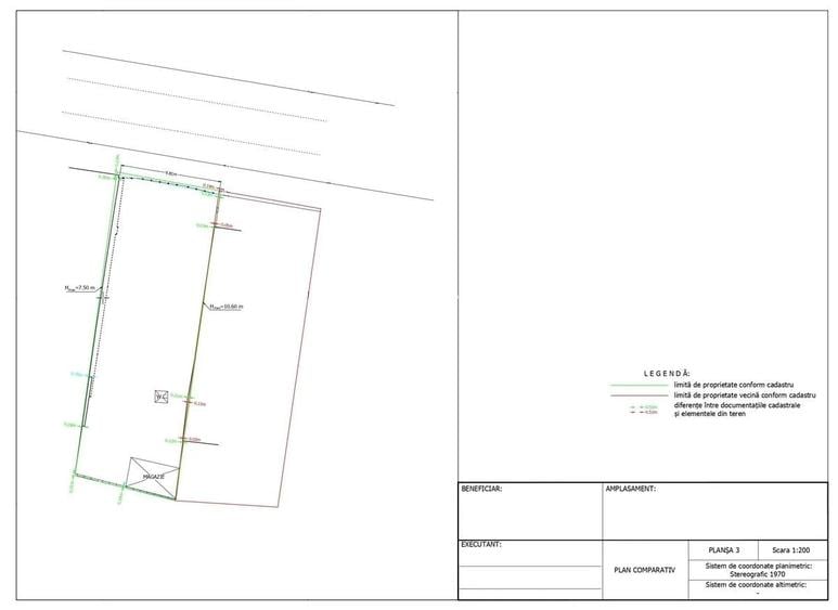 Teren Construcții intravilan de 304 mp, în Cotroceni