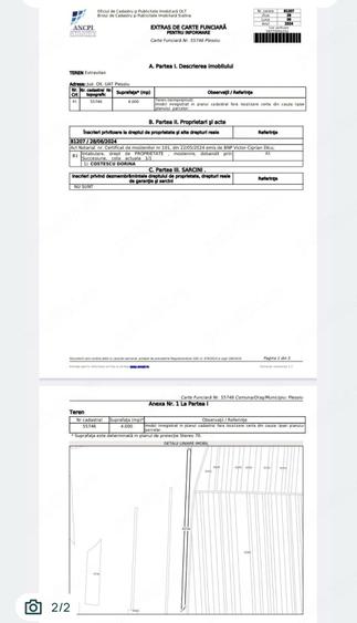 Teren de 17315 mp, în Exterior Vest