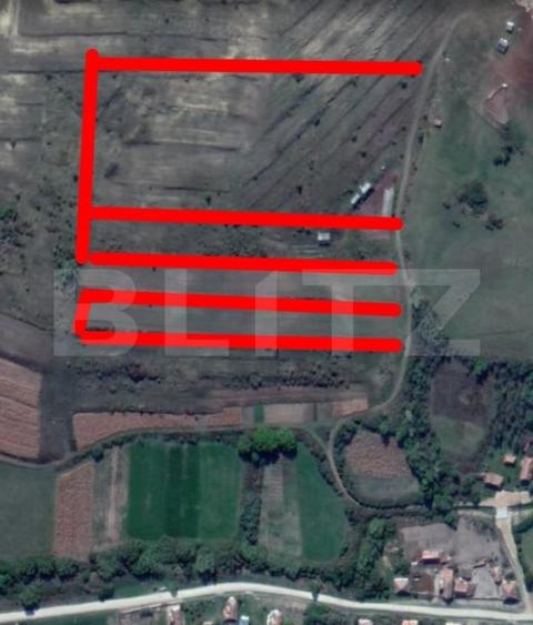 Teren Construcții extravilan de 41300 mp, în Exterior Sud