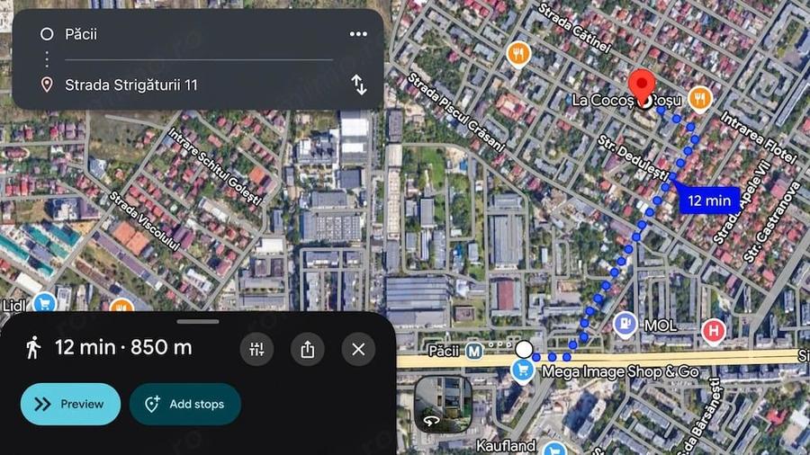 Apartament cu 2 camere în Păcii