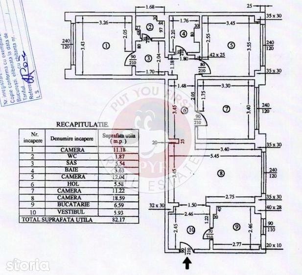Apartament cu 4 camere decomandat în Colentina
