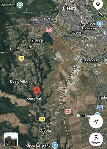 Teren de 1300 mp, în Gura Văii