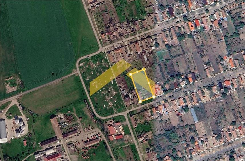Casă individuală cu 3 camere cu Canalizare în Felnac