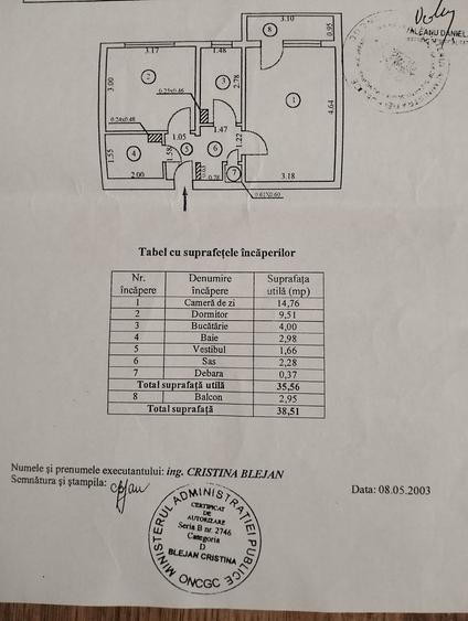 Apartament cu 2 camere decomandat în Berceni