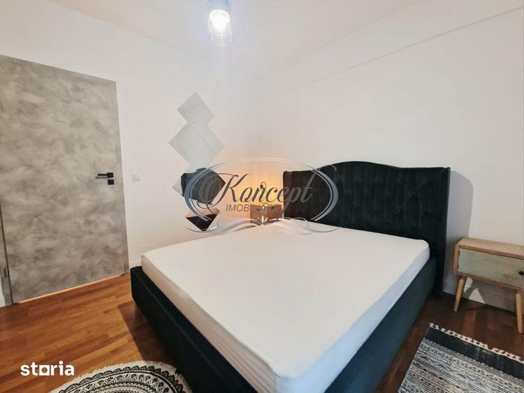 Apartament cu 2 camere semidecomandat, mobilat în Borhanci