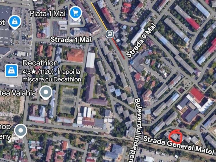 Apartament cu 2 camere semidecomandat în Exterior Vest