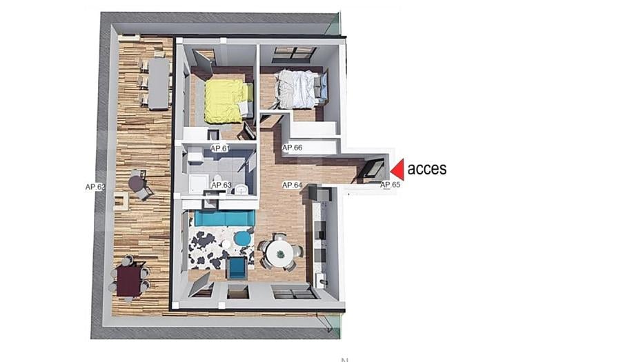 Comision 0!Apartament 2 camere, confort sporit,Bloc Nou,Petrom Calea Baciului - 1