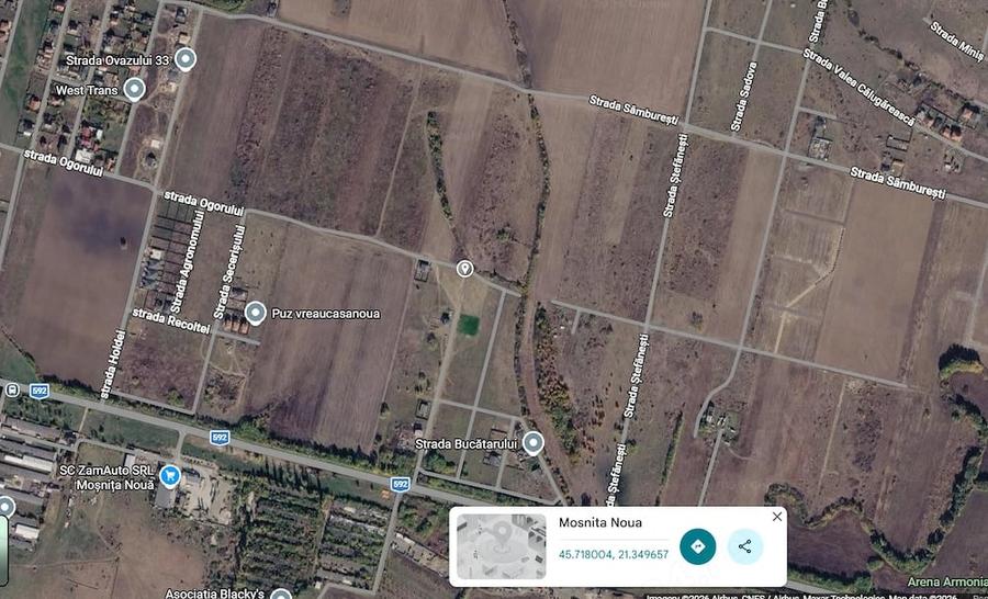 Teren de 647 mp, în Moșnița Nouă