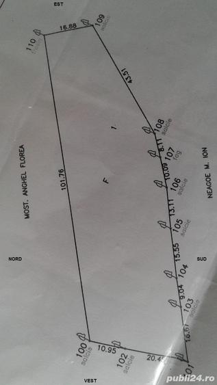 Teren de 3013 mp, în Valea