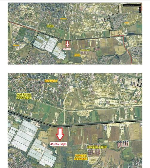 Teren Construcții intravilan de 45552 mp, în Splaiul Unirii