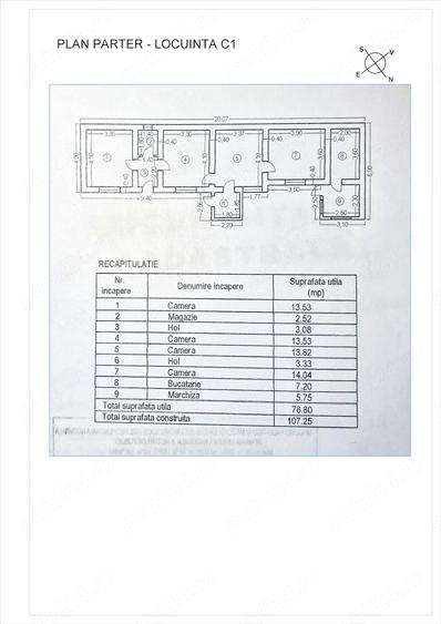 Casă cu Teren 1400 Mp în Central
