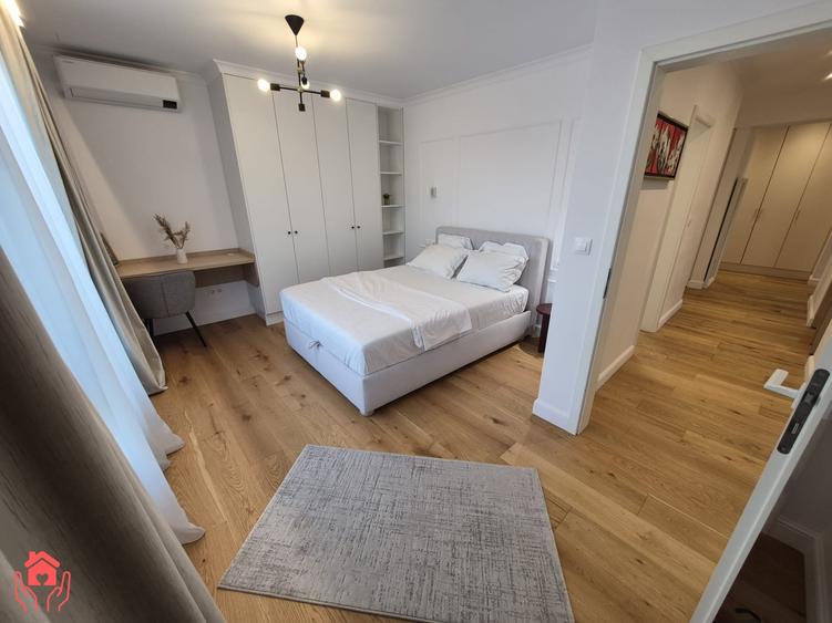 Apartament cu 3 camere semidecomandat, mobilat în Herăstrău