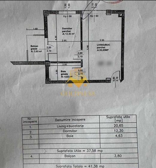Apartament cu 2 camere semidecomandat în Bună Ziua