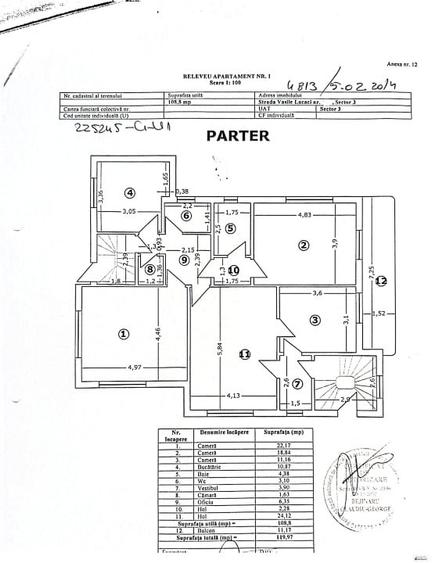 Apartament cu 3 camere decomandat în Calea Călărașilor