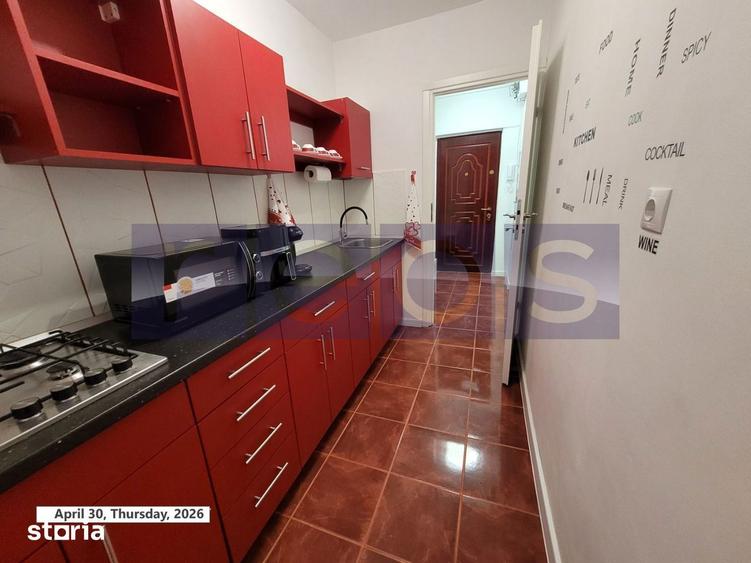 Garsonieră decomandată, mobilată în Tineretului