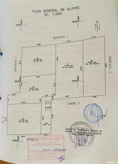 Teren de 4476 mp, în Central