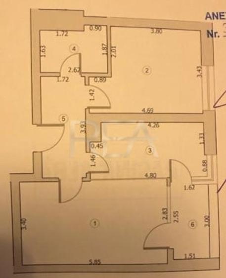 Apartament cu 2 camere decomandat în Bucureștii Noi
