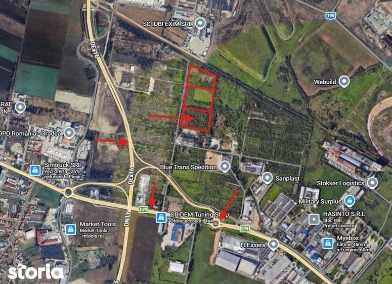 Teren de 6500 mp, în Calea Aradului