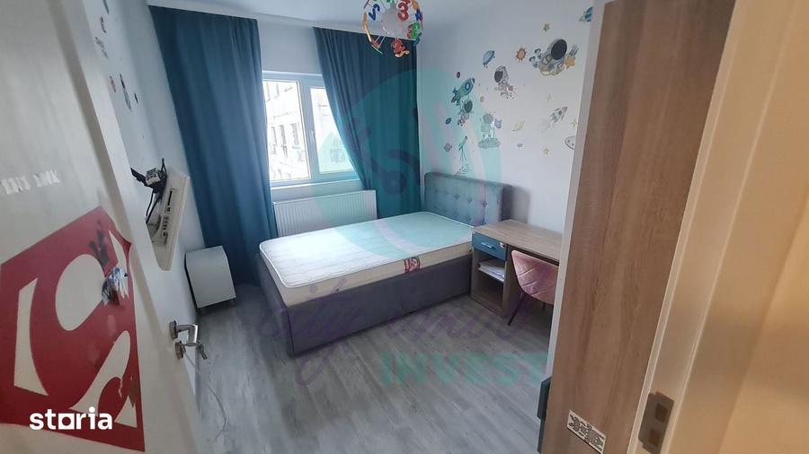 Apartament cu 4 camere semidecomandat, mobilat în Militari