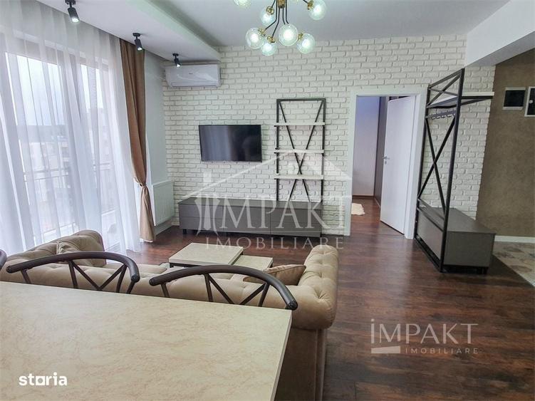 Apartament finisat Lux, complet mobilat si utilat, parcare subterana, - 6