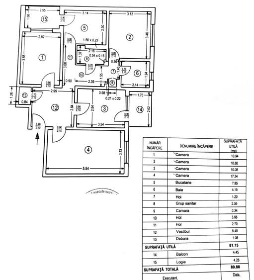 Apartament 4 camere,  Militari - Gorjului, Cetatea de Balta, Comision 0% - 11