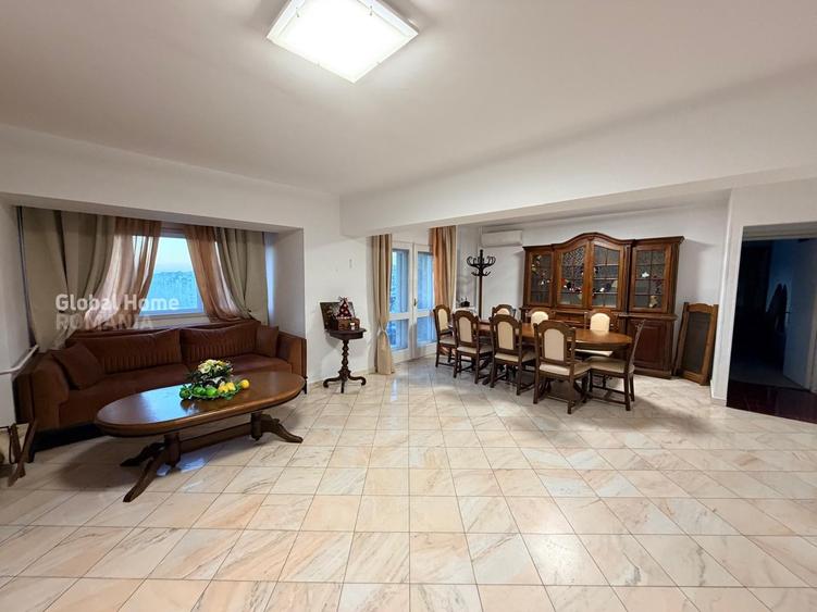 Apartament cu 6 camere semidecomandat, mobilat în Unirii
