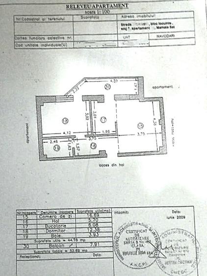 OPORTUNITATE - Apartament 2 camere, su.53mp. Parcare privata - 6