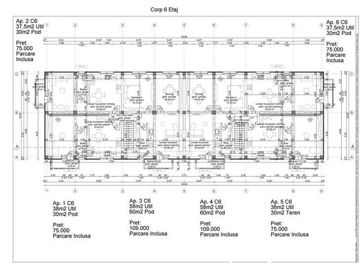 Apartament cu 2 camere decomandat în Podiș Beldiman