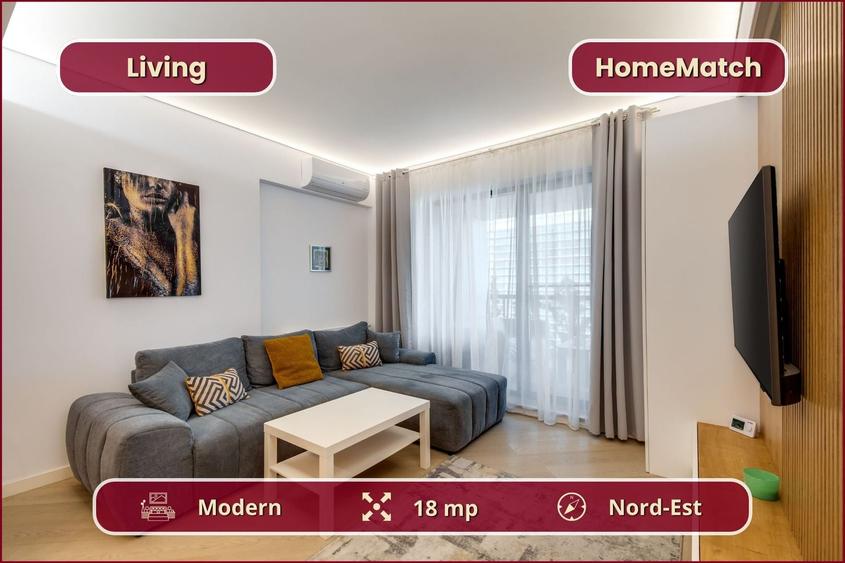 Apartament cu 3 camere decomandat, mobilat în Pipera