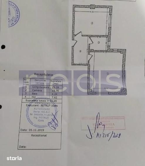 Apartament cu 2 camere decomandat în Chitila