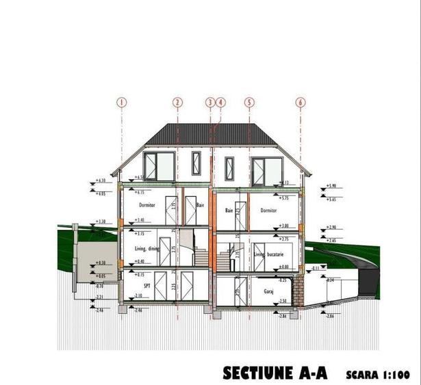 Duplex cu 5 camere cu Canalizare în Dâmbul Rotund