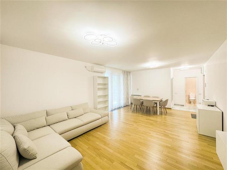 Apartament cu 3 camere semidecomandat, mobilat în Herăstrău