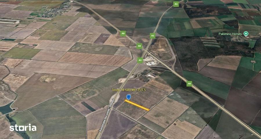Teren de 18689 mp, în Ștefăneștii de Jos