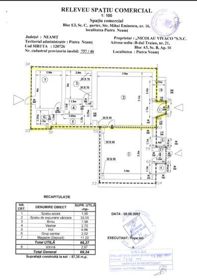 Spațiu comercial, de 69 mp, în Mărăței
