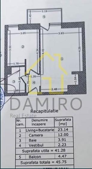 Apartament cu 2 camere decomandat în Costin Georgian