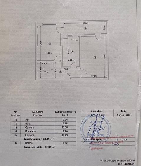 Apartament cu 2 camere decomandat în Bragadiru
